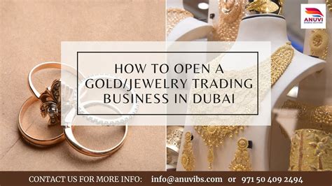 Opening A Gold Jewelry Trading Business In Dubai Gold Jewelry Trading