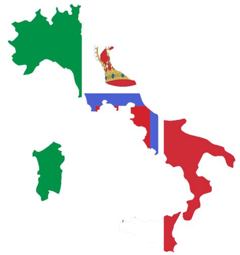 Flag Map of Italy (1861-1866) by RepublicOfNiger on DeviantArt