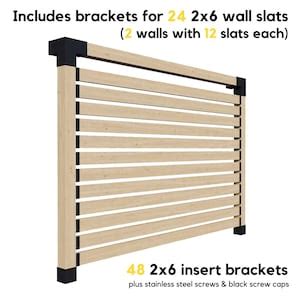 Free Standing Pergola Kit For X Wood Posts Any Size Etsy