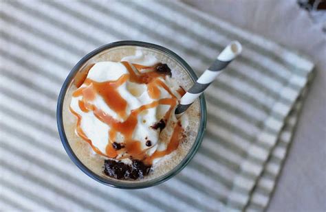 Homemade Salted Caramel Mocha Frappuccino - Girl Cooks World