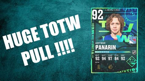 Massive Totw Pack Opening Huge Purple Nhl Ultimate Team