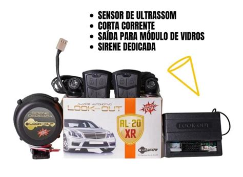 Alarme Automotivo Universal Anti Furto Look Out Al Xr Lookout