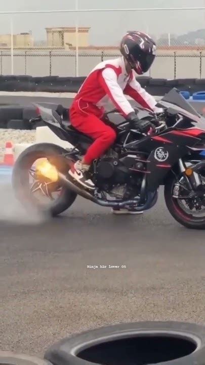 Kawasaki H2r Burnout 💥shortvideo Shortsfeed Youtube