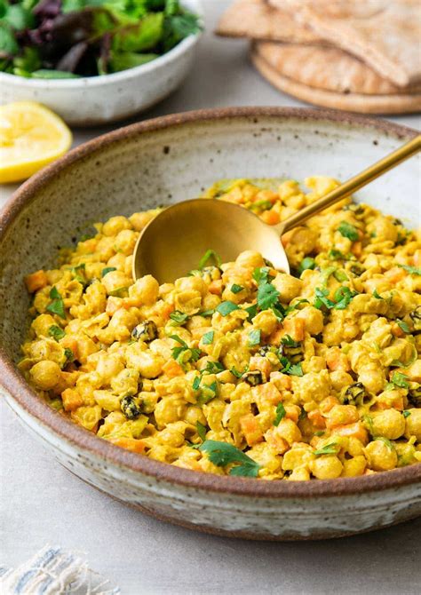 Best Curried Chickpea Salad Healthy Easy The Simple Veganista