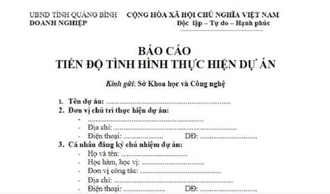 Hướng dẫn tạo mẫu báo cáo tiến độ thực hiện dự án mới nhất