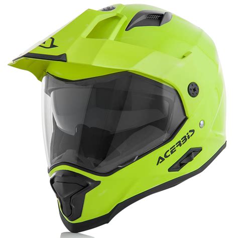 Casco De Motocross Acerbis Reactive Amarillo Fl Or Cascos