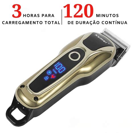 Comprar Maquina Profissional De Cortar Cabelo Kemei Km 1990 Turbo Sem