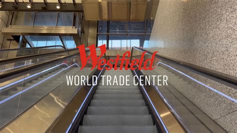 Otis Double File Street Level Escalators Westfield World Trade Center