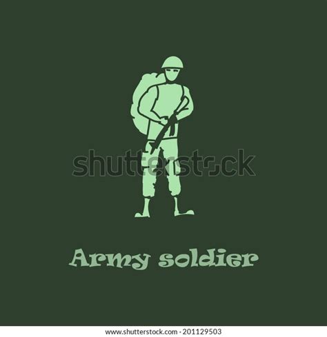 Army Soldier Doodle Icon Stock Vector (Royalty Free) 201129503 ...