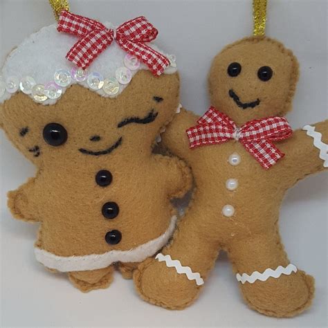 Felt Gingerbread Man Etsy