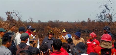 Menteri Lingkungan Hidup Dan Kehutanan Ri Tinjau Lokasi Kebakaran Hutan