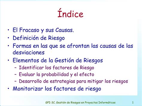 Gestion De Riesgos PPT Descarga Gratuita