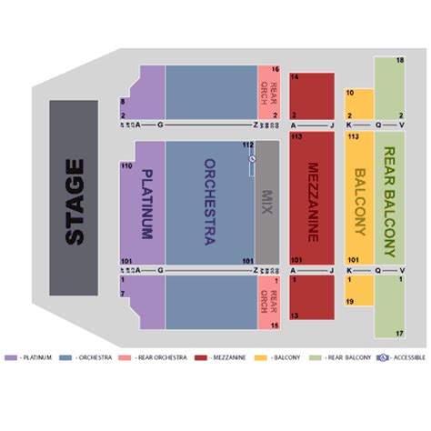 Bergen Pac Seating Chart: A Visual Reference of Charts | Chart Master