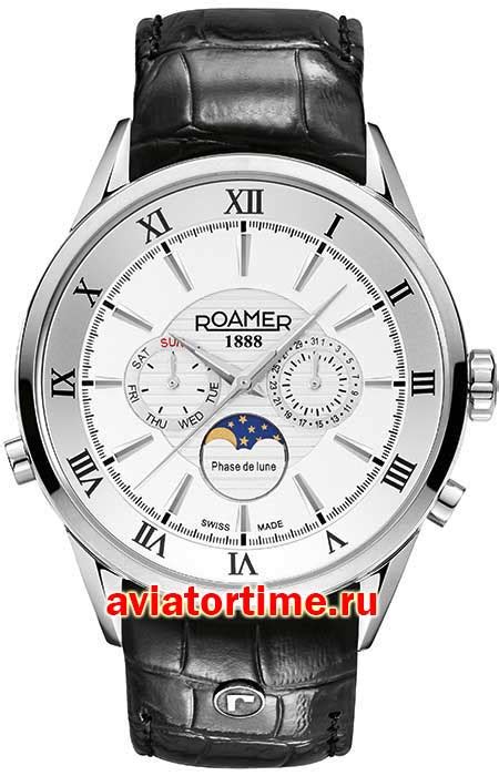 Швейцарские наручные мужские часы ROAMER 508 821 41 13 05 Superior ...