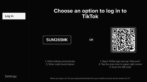 How To Activate Tiktok Qr Code And Watch On Tv At Tv Tiktok Activate