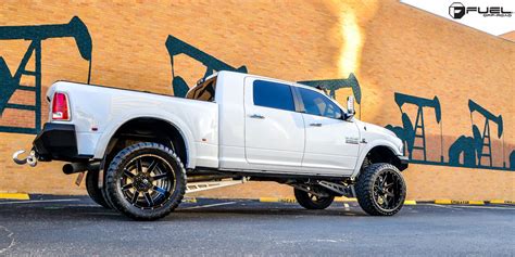 Car Dodge Ram 3500 On Fuel Dually Maverick Dually Front D262 Wheels California Wheels