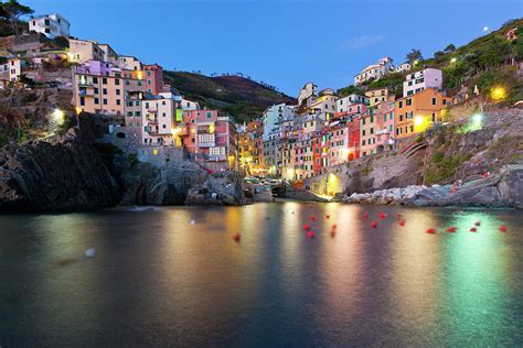 Riomaggiore After Sunset Photograph by Sebastian Wasek - Fine Art America