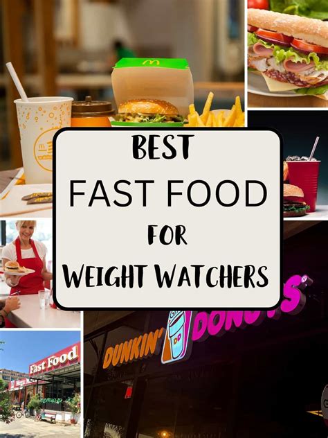 BEST FAST FOOD FOR WEIGHT WATCHERS | Pointed Kitchen