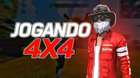 LIVE FF FREE FIRE AO VIVO 4X4 DOS INSCRITOS SALA PERSONALIZADA