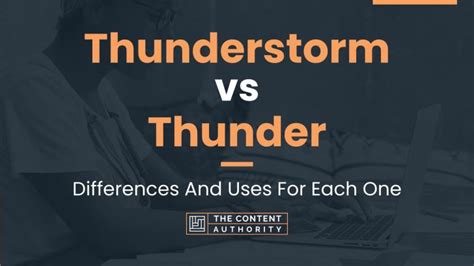 Thunderstorm vs Thunder: Differences And Uses For Each One