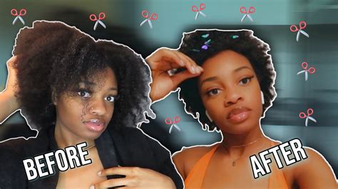 Big Chop 2020 Heat Damaged Hairnatural Hair Journey Youtube