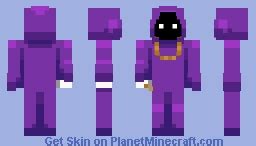 Purple shadow wizard Minecraft Skin