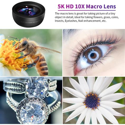 Martvsen 120mm Macro Lens Professional 5k Hd 10x Super Macro Universal