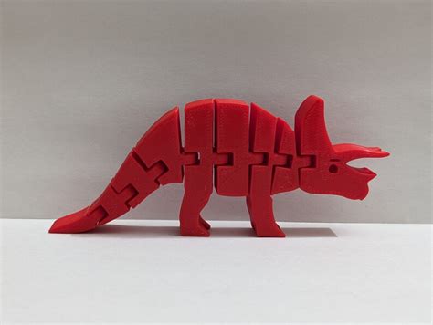 Dinosaur Fidget Toys 3D Printed Flexi Articulated Etsy