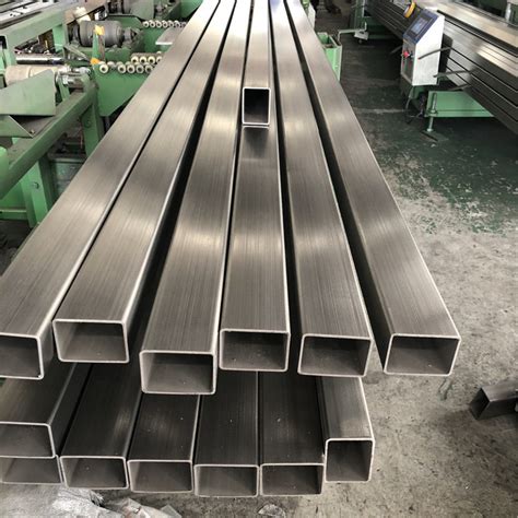 Hairline Stainless Steel Square Tube