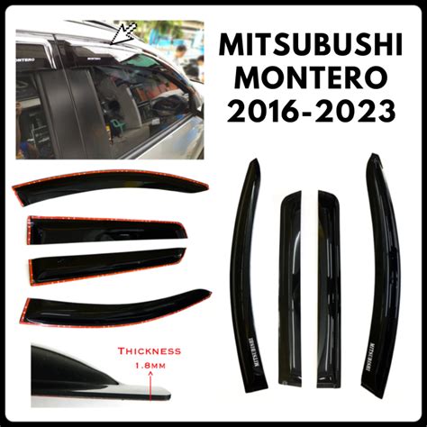 Cpo Ph Mitsubishi Montero Rain Visor Window Visor Deflector