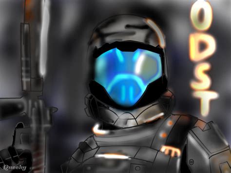 Halo 3 Odst ← A Fan Art Speedpaint Drawing By Destroyer117 Queeky