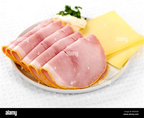 Ham and Cheese Stock Photo - Alamy