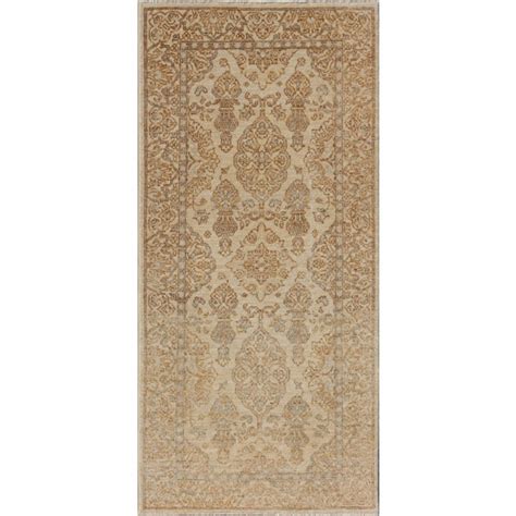 BohoLiving Handgefertigter Teppich Akiesha Aus Wolle In Beige Braun