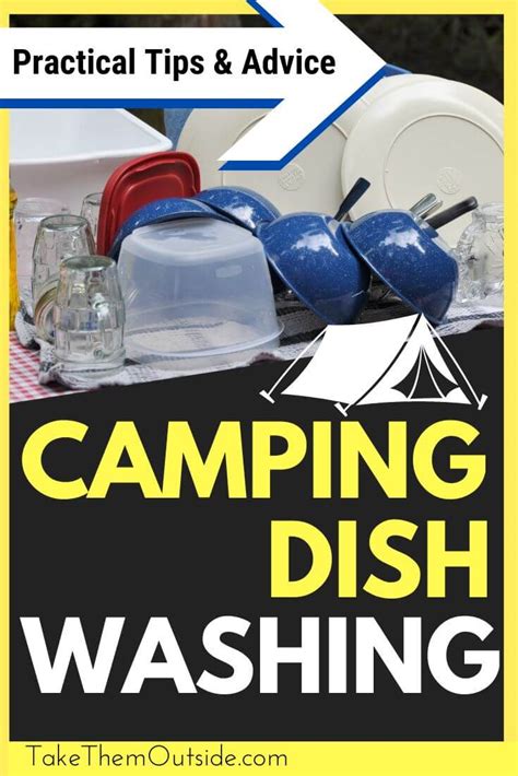 How To Wash Dishes While Camping ⋆ Take Them Outside