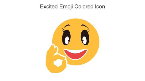 Excited Emoji Colored Icon In Powerpoint Pptx Png And Editable Eps Format PPT PowerPoint