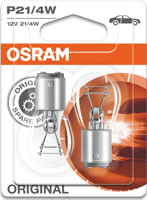 Osram P21 4W BAZ15d Original Line 12V 2τμχ Blister Skroutz gr