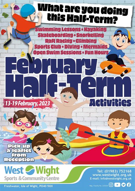 February Half Term Activities - West Wight Sports and Community Centre