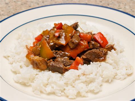 pepper steak and rice recipe