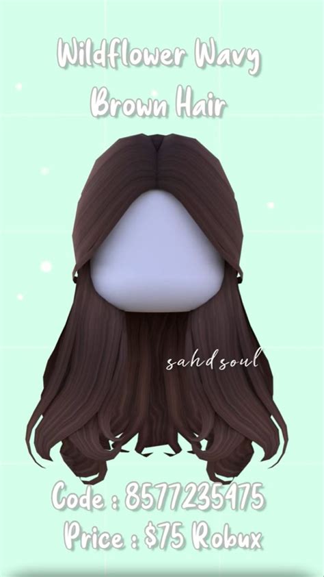 Pin By Kathleen Radtke On Bloxburg Brown Hair Roblox Brown Hair Id