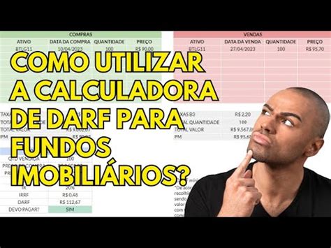 C Lculo De Imposto Na Venda De Fundos Imobili Rios Darf Planilha De