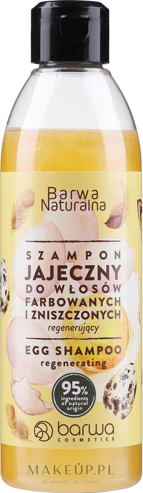 Barwa Naturalna Egg Shampoo With Vitamin Complex Regeneruj Cy Szampon