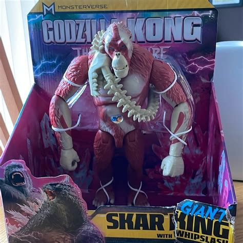 Monsterverse Toys Godzilla X Kong The New Empire Giant Skar King With Whipslash 224 Nwt