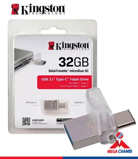 Memoria Kingston Gb Dtduo C Microduo Otg Tipo C Venta