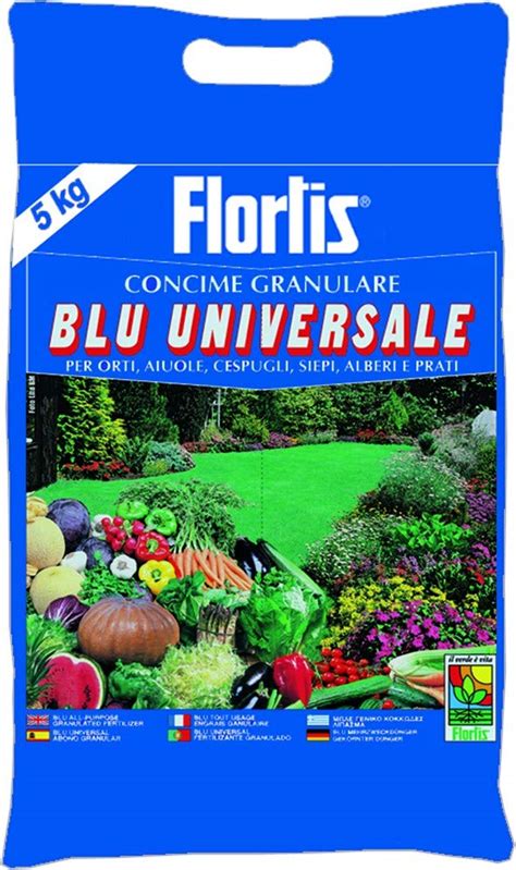 FLORTIS CONCIME GRANULARE BLU UNIVERSALE 5 KG Leroy Merlin