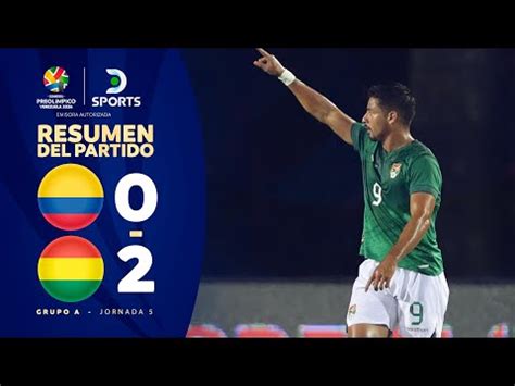 Colombia Vs Bolivia Sub Resultado Resumen Y Goles Por