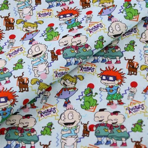 Nickelodeon Rugrats Fabric Cartoon Character Fabric 100 Cotton Fabric