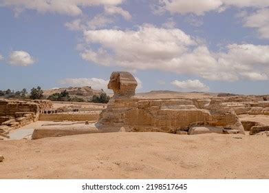 Largest Most Famous Sphinx Great Sphinx Stock Photo