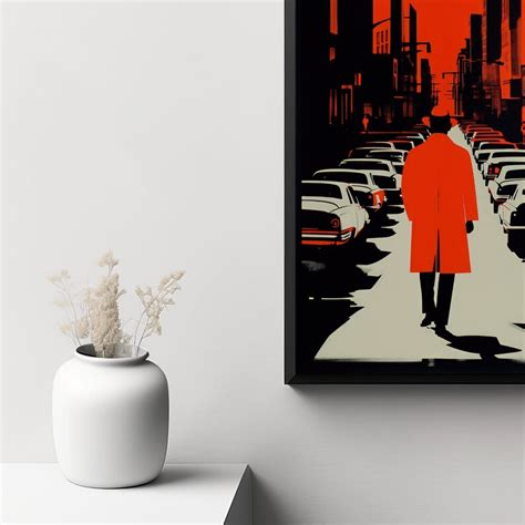 Film Noir Detective Poster 1970s Wall Art Large Wall Art - Etsy