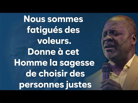 Prière du pasteur ROLAND DALO Seigneur Nous sommes fatigués des