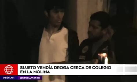 La Molina Capturan A Vendedor De Droga Que Operaba Cerca De Un Colegio